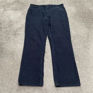 Vineyard Vines By Shep & Ian Corduroy Pants Men 33x30 Blue 5 Pocket Straight Leg